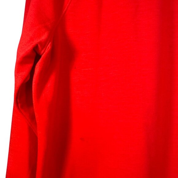 Livi Active Red Long Sleeve Top Size 22/24 Plus Comfortable Crewneck - Picture 7 of 7
